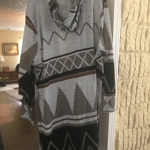 Knee length cardigan